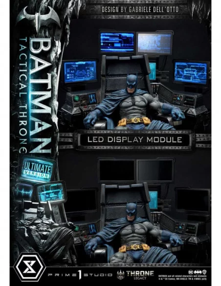 DC Comics Estatua 1/3 Throne Legacy Collection Batman Tactical Throne Ultimate Bonus Version 57 cm