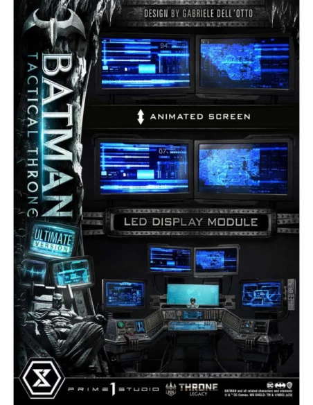 DC Comics Estatua 1/3 Throne Legacy Collection Batman Tactical Throne Ultimate Bonus Version 57 cm