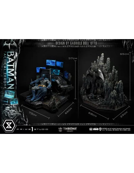 DC Comics Estatua 1/3 Throne Legacy Collection Batman Tactical Throne Ultimate Bonus Version 57 cm