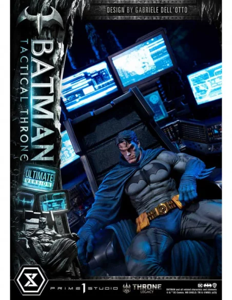 DC Comics Estatua 1/3 Throne Legacy Collection Batman Tactical Throne Ultimate Bonus Version 57 cm