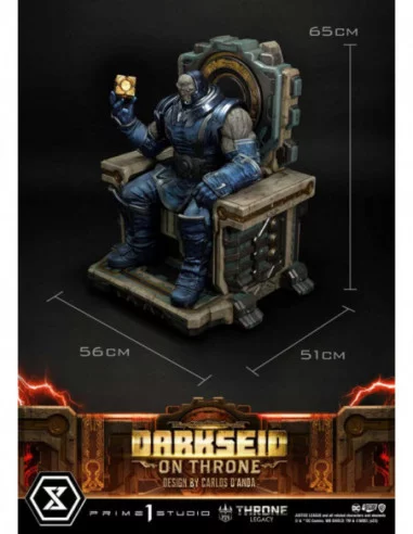 Throne Legacy Series Estatua 1/4 Justice League (Comics) Darkseid on Throne Design by Carlos D'Anda Deluxe Bonus Version 65 cm