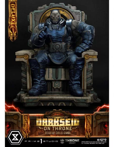 Throne Legacy Series Estatua 1/4 Justice League (Comics) Darkseid on Throne Design by Carlos D'Anda Deluxe Bonus Version 65 cm Throne Legacy Series Estatua 1/4 Justice League (Comics) Darkseid on Throne Design by Carlos D'Anda Deluxe Bonus Version 65 cm