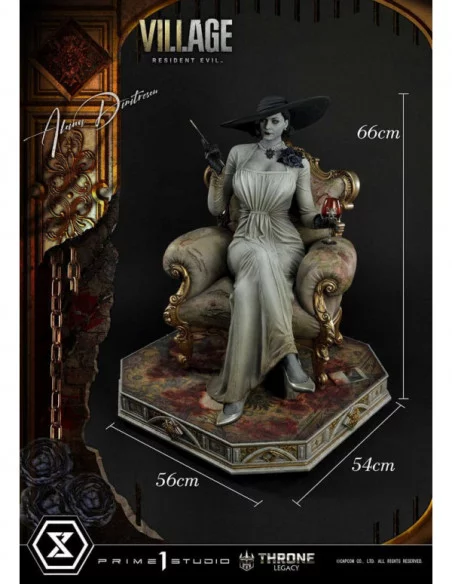 Resident Evil Village Estatua 1/4 Throne Legacy Collection Alcina Dimitrescu 66 cm Resident Evil Village Estatua 1/4 Throne Legacy Collection Alcina Dimitrescu 66 cm