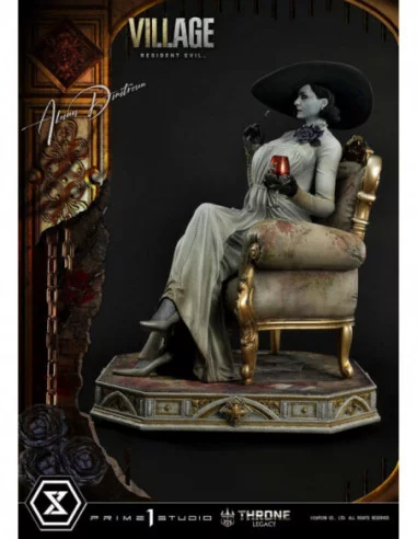 Resident Evil Village Estatua 1/4 Throne Legacy Collection Alcina Dimitrescu 66 cm