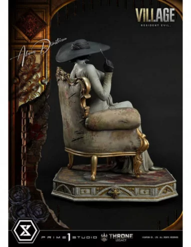 Resident Evil Village Estatua 1/4 Throne Legacy Collection Alcina Dimitrescu 66 cm