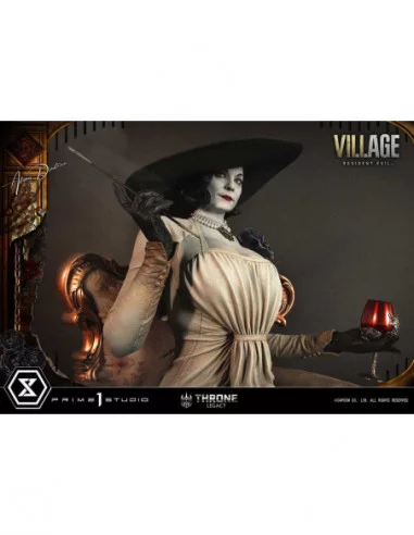 Resident Evil Village Estatua 1/4 Throne Legacy Collection Alcina Dimitrescu 66 cm