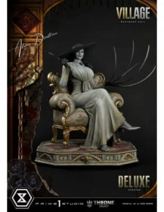 Resident Evil Village Estatua 1/4 Throne Legacy Collection Alcina Dimitrescu Deluxe Version 66 cm