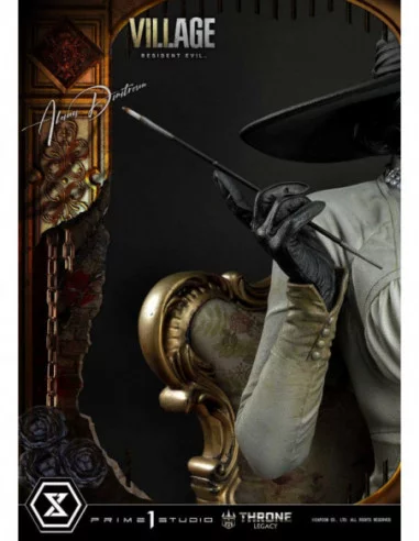 Resident Evil Village Estatua 1/4 Throne Legacy Collection Alcina Dimitrescu Deluxe Bonus Version 66 cm
