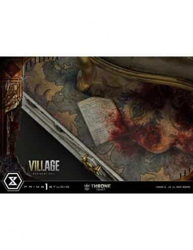 Resident Evil Village Estatua 1/4 Throne Legacy Collection Alcina Dimitrescu Deluxe Bonus Version 66 cm