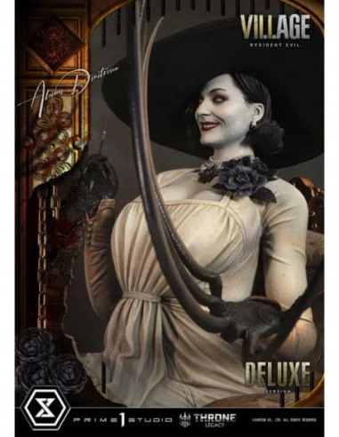 Resident Evil Village Estatua 1/4 Throne Legacy Collection Alcina Dimitrescu Deluxe Bonus Version 66 cm