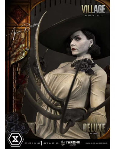 Resident Evil Village Estatua 1/4 Throne Legacy Collection Alcina Dimitrescu Deluxe Bonus Version 66 cm