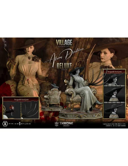 Resident Evil Village Estatua 1/4 Throne Legacy Collection Alcina Dimitrescu Deluxe Bonus Version 66 cm Resident Evil Village Estatua 1/4 Throne Legacy Collection Alcina Dimitrescu Deluxe Bonus Version 66 cm