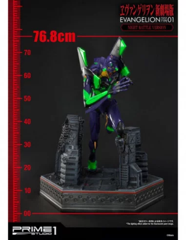 Neon Genesis Evangelion Estatua Evangelion Test Type-01 Night Battle Version 77 cm