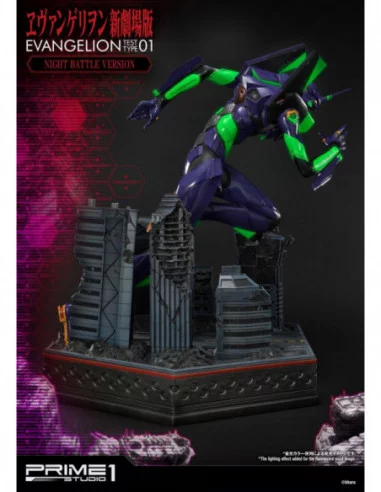 Neon Genesis Evangelion Estatua Evangelion Test Type-01 Night Battle Version 77 cm