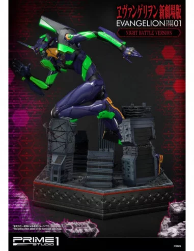 Neon Genesis Evangelion Estatua Evangelion Test Type-01 Night Battle Version 77 cm
