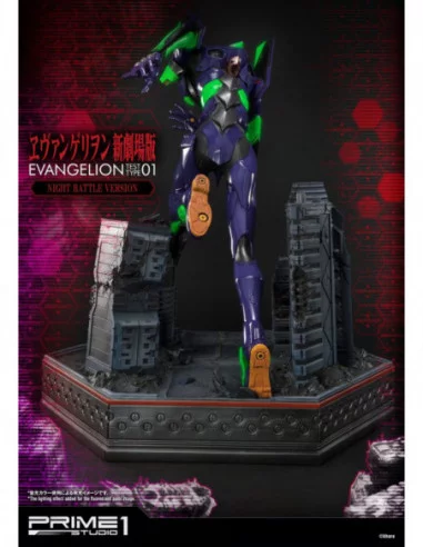 Neon Genesis Evangelion Estatua Evangelion Test Type-01 Night Battle Version 77 cm