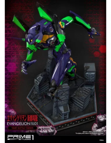 Neon Genesis Evangelion Estatua Evangelion Test Type-01 Night Battle Version 77 cm