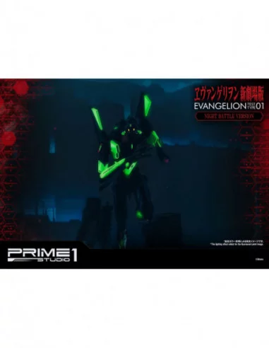 Neon Genesis Evangelion Estatua Evangelion Test Type-01 Night Battle Version 77 cm