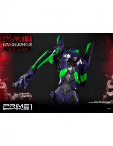 Neon Genesis Evangelion Estatua Evangelion Test Type-01 Night Battle Version 77 cm