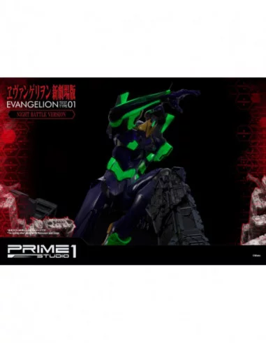 Neon Genesis Evangelion Estatua Evangelion Test Type-01 Night Battle Version 77 cm