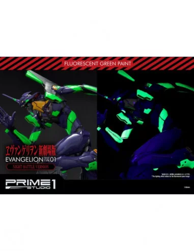 Neon Genesis Evangelion Estatua Evangelion Test Type-01 Night Battle Version 77 cm