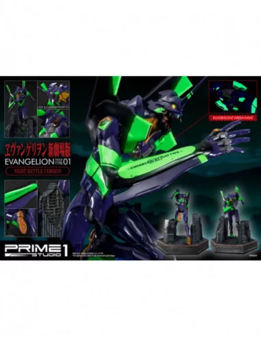 Neon Genesis Evangelion Estatua Evangelion Test Type-01 Night Battle Version 77 cm