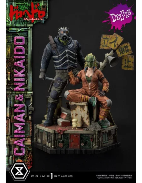 Dorohedoro Estatua 1/4 Caiman & Nikaido Deluxe Version 66 cm