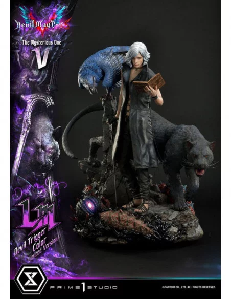 Devil May Cry 5 Estatua 1/4 V Devil Trigger Color Version 58 cm