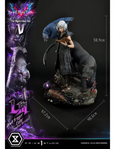 Devil May Cry 5 Estatua 1/4 V Devil Trigger Color Version 58 cm