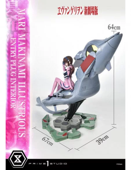 Rebuild of Evangelion Estatua Ultimate Premium Masterline Series 1/4 Mari Makinami Illustrious Normal Ver. 64 cm