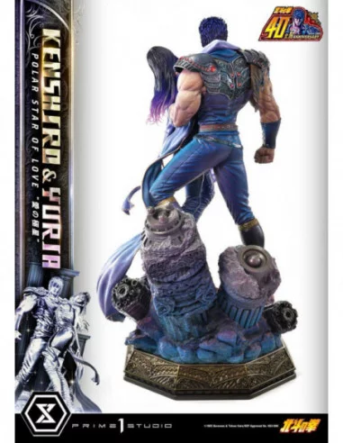 Fist of the North Star Estatua Ultimate Premium Masterline Series Polar Star of Love Kenshiro & Yuria 71 cm