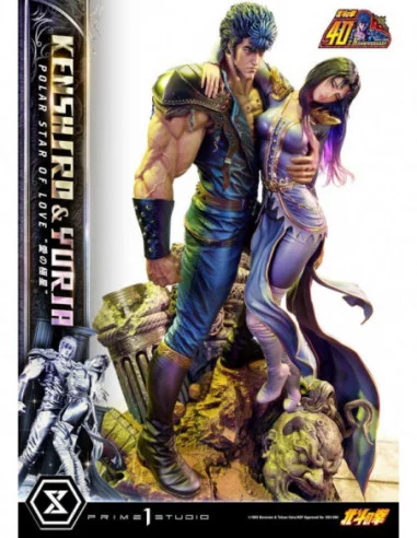 Fist of the North Star Estatua Ultimate Premium Masterline Series Polar Star of Love Kenshiro & Yuria 71 cm