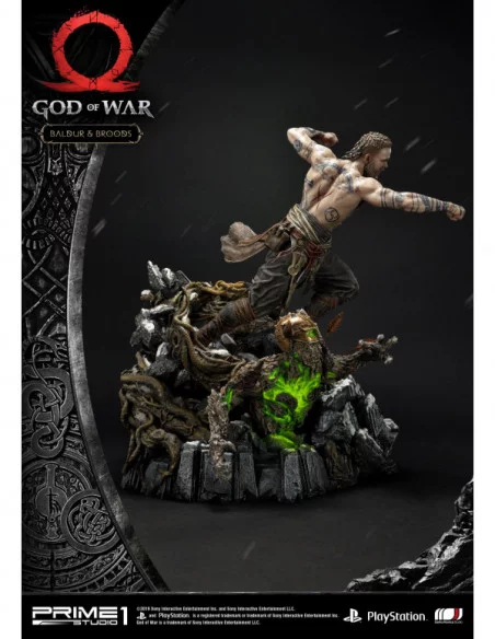 God of War (2018) Estatua Baldur & Broods 62 cm