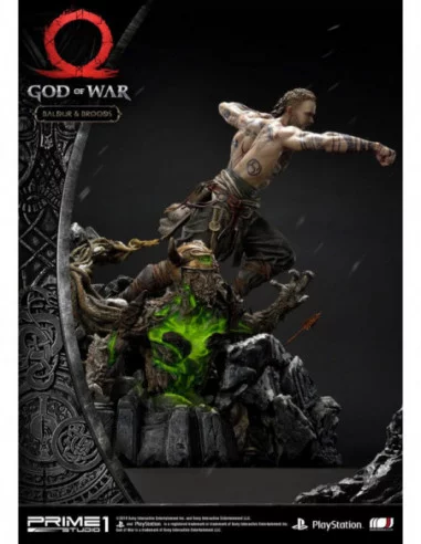 God of War (2018) Estatua Baldur & Broods 62 cm