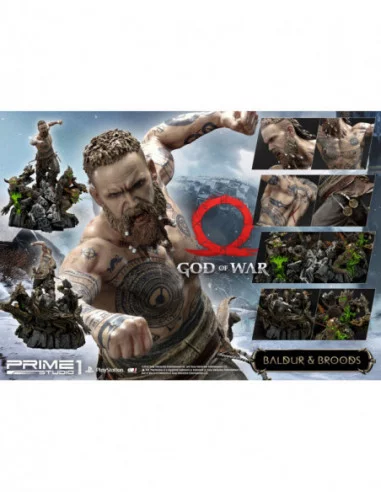 God of War (2018) Estatua Baldur & Broods 62 cm