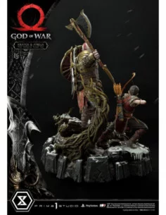 God of War Premium Masterline Series Estatua Kratos and Atreus in the Valkyrie 72 cm 2