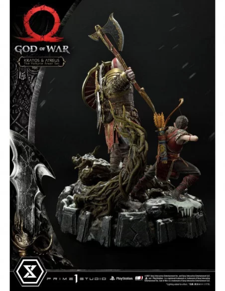 God of War Premium Masterline Series Estatua Kratos and Atreus in the Valkyrie 72 cm God of War Premium Masterline Series Estatua Kratos and Atreus in the Valkyrie 72 cm
