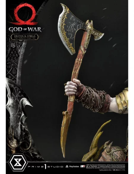 God of War Premium Masterline Series Estatua Kratos and Atreus in the Valkyrie 72 cm God of War Premium Masterline Series Estatua Kratos and Atreus in the Valkyrie 72 cm