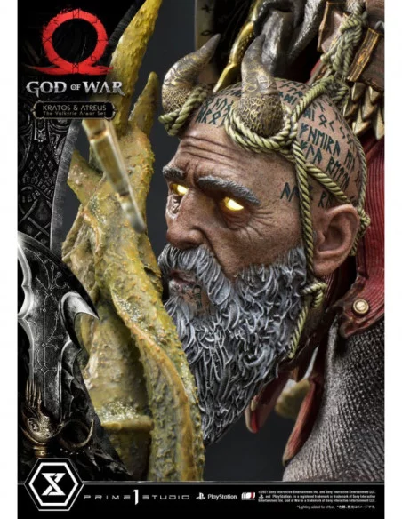 God of War Premium Masterline Series Estatua Kratos and Atreus in the Valkyrie 72 cm God of War Premium Masterline Series Estatua Kratos and Atreus in the Valkyrie 72 cm