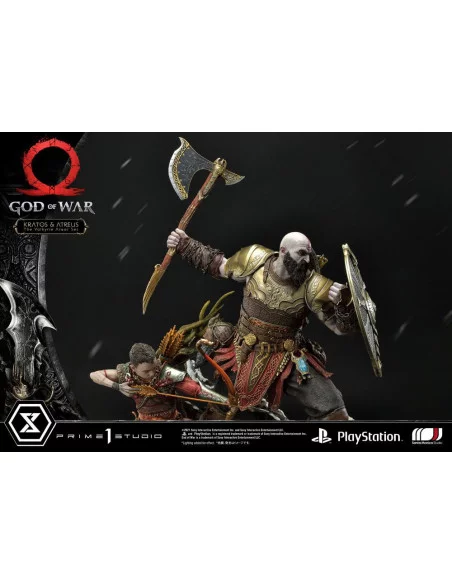 God of War Premium Masterline Series Estatua Kratos and Atreus in the Valkyrie 72 cm God of War Premium Masterline Series Estatua Kratos and Atreus in the Valkyrie 72 cm