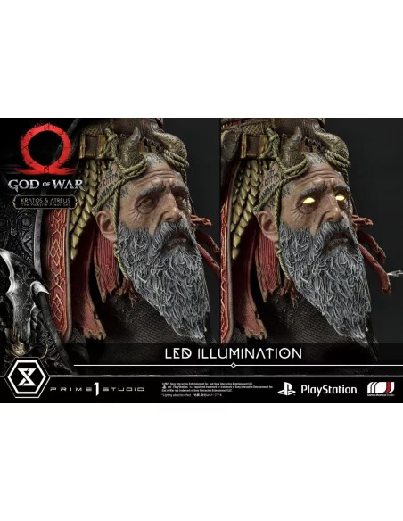 God of War Premium Masterline Series Estatua Kratos and Atreus in the Valkyrie 72 cm God of War Premium Masterline Series Estatua Kratos and Atreus in the Valkyrie 72 cm