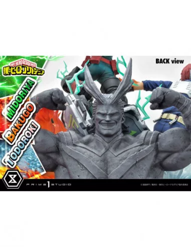 My Hero Academia Estatua Midoriya, Bakugo & Todoroki 69 cm
