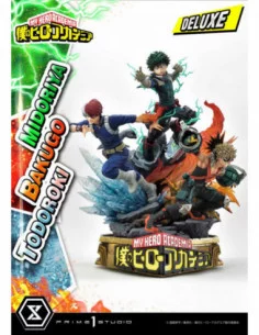 My Hero Academia Estatua Midoriya, Bakugo & Todoroki Deluxe Bonus Version 69 cm