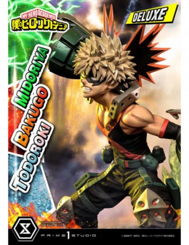 My Hero Academia Estatua Midoriya, Bakugo & Todoroki Deluxe Bonus Version 69 cm