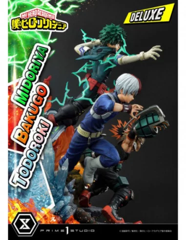 My Hero Academia Estatua Midoriya, Bakugo & Todoroki Deluxe Bonus Version 69 cm