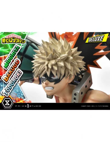 My Hero Academia Estatua Midoriya, Bakugo & Todoroki Deluxe Bonus Version 69 cm