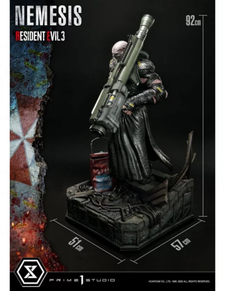 Resident Evil 3 Estatua 1/4 Nemesis Deluxe Version 92 cm