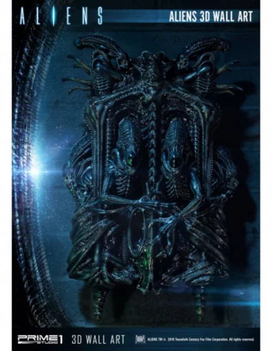 Aliens Decoración de pared 3D 32 x 50 cm