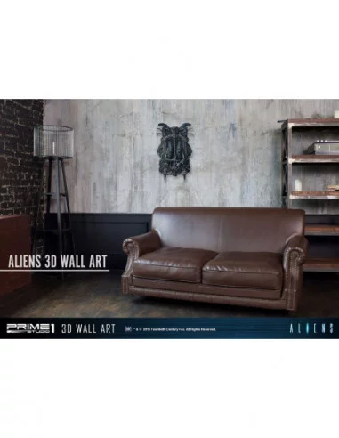 Aliens Decoración de pared 3D 32 x 50 cm
