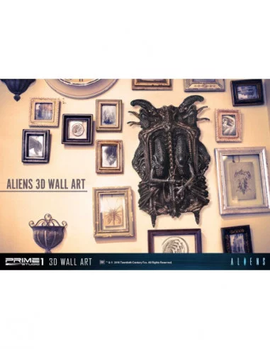 Aliens Decoración de pared 3D 32 x 50 cm